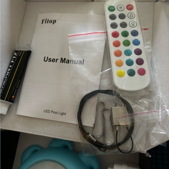 Fitop LED Pool Light With Remote Color Options App Control Bright Lights - Picture 5 of 5